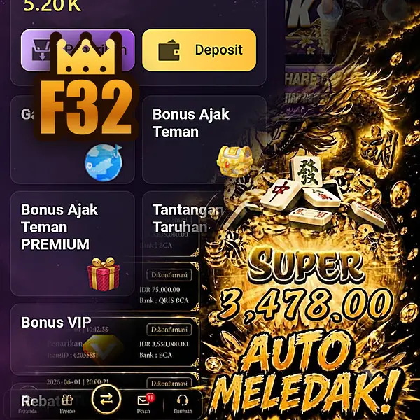 f32 Masuk - f32 Resmi